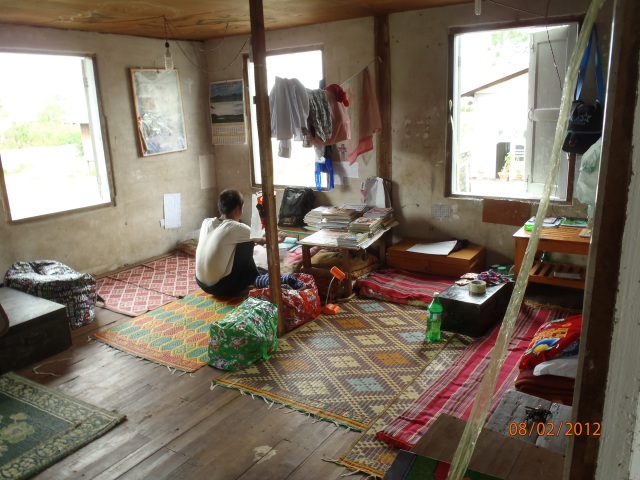 One of the rooms where the older boys slept and studied.